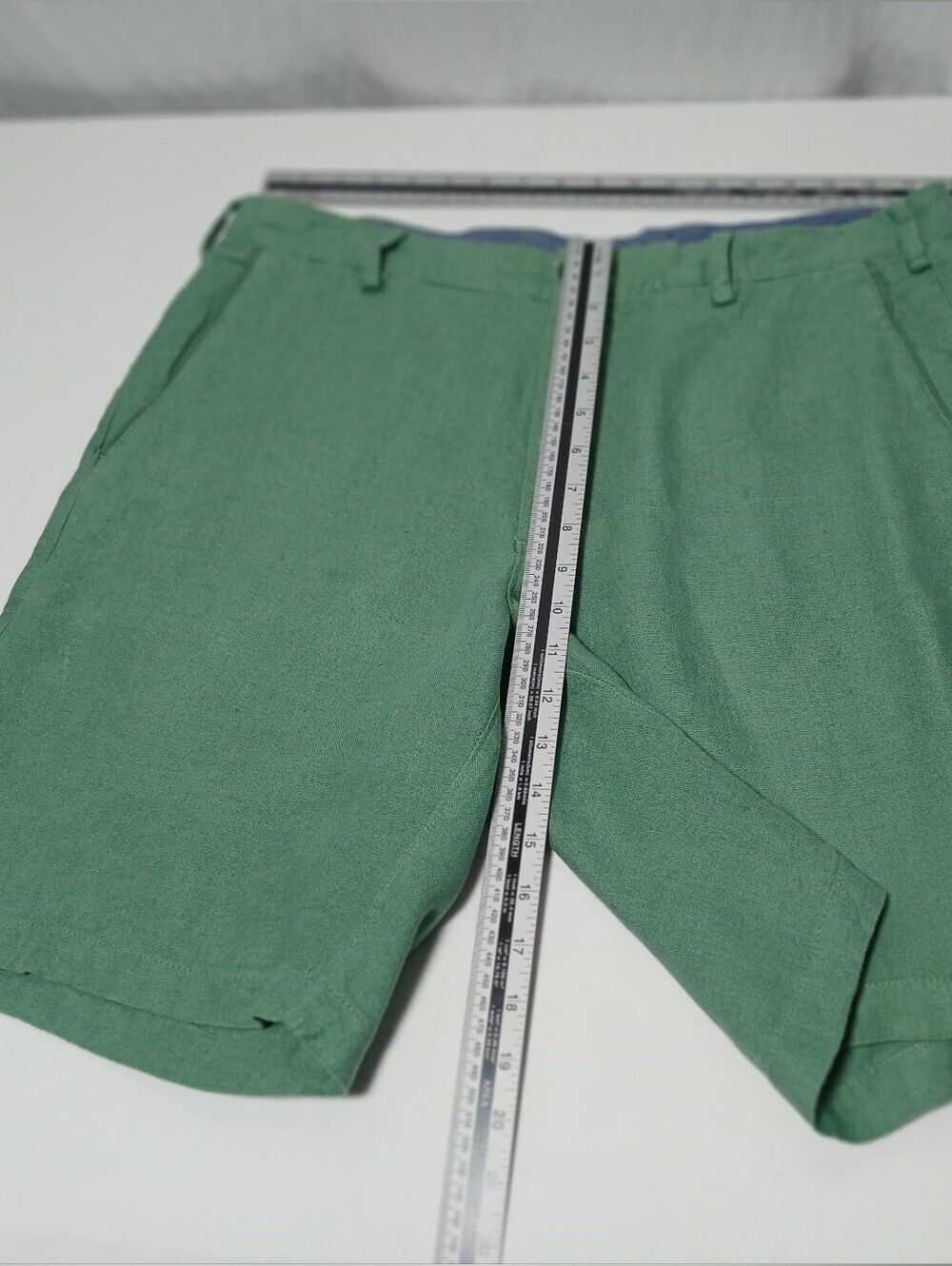 Orvis Men's 100% Linen  Shorts. Size 36 - Picture 4 of 10